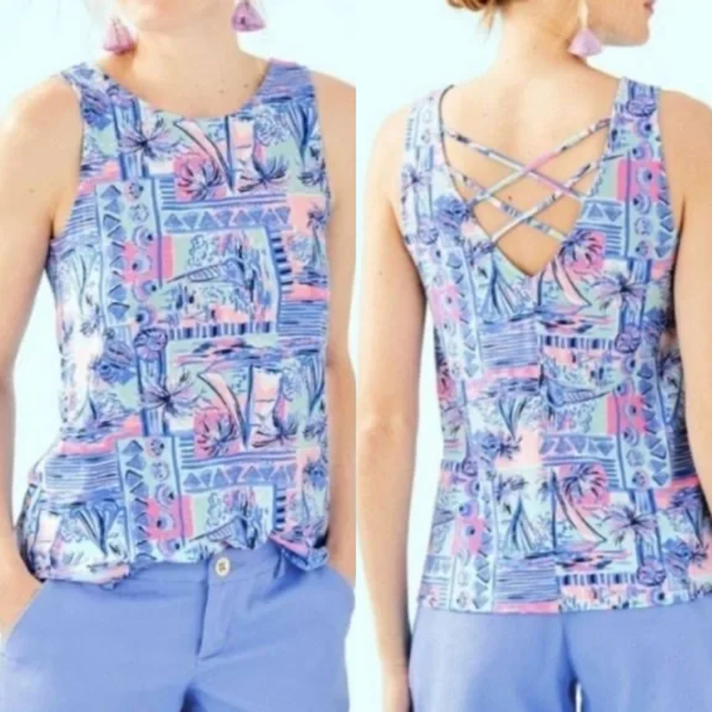 Lilly Pulitzer Kristen Top in Yeah Bouy